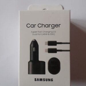 Samsung EP-L5300XBEGWW  Car Charger Super fast Charging 2,0 Dual Port (45W & 15W blister