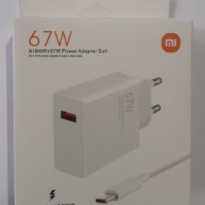 Xiaomi MDY-12-ES 67W Power Adapter Suit 
2 in 1 power adapter & type-c data cable  fast charging