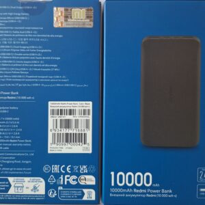 Xiaomi Redmi Power banck 10000mAh
Fast Charger Mico USB  – USB-C VXN4305GL black